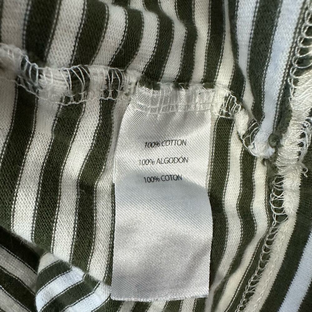 Kitestrings Hartsrings Blue Green Striped Henley Long Sleeve Shirt Boys Size 7 - Picture 6 of 7